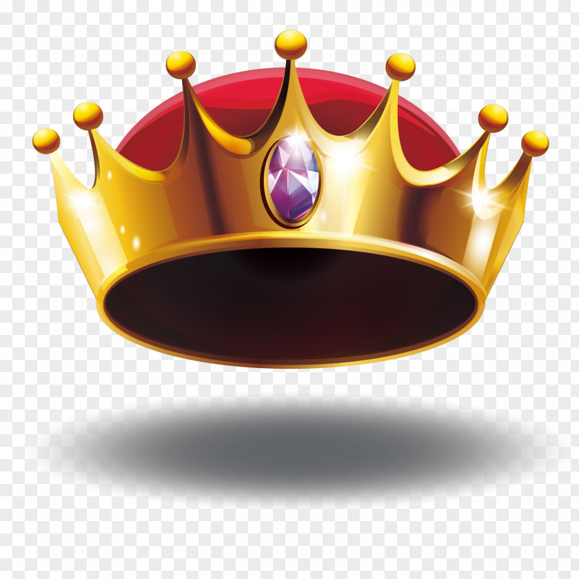 Vector Red Crown Clip Art PNG