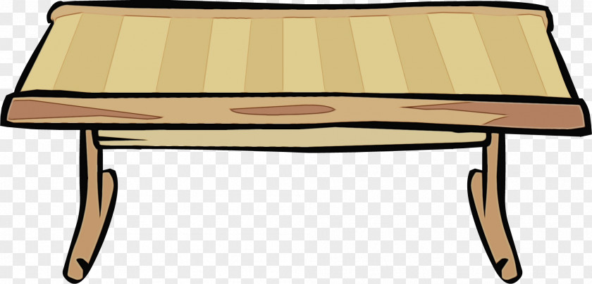 Wood Stain Sofa Tables Watercolor PNG