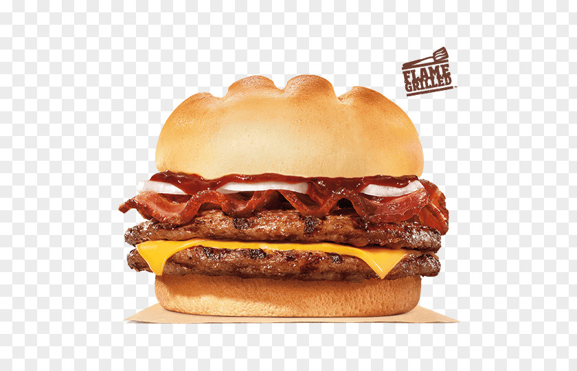 Bacon Cheeseburger Hamburger Whopper Big King PNG