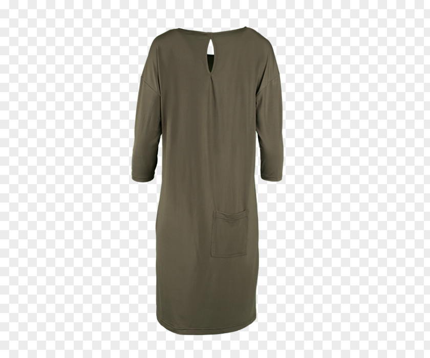 Dress Casual Sleeve Green Khaki PNG