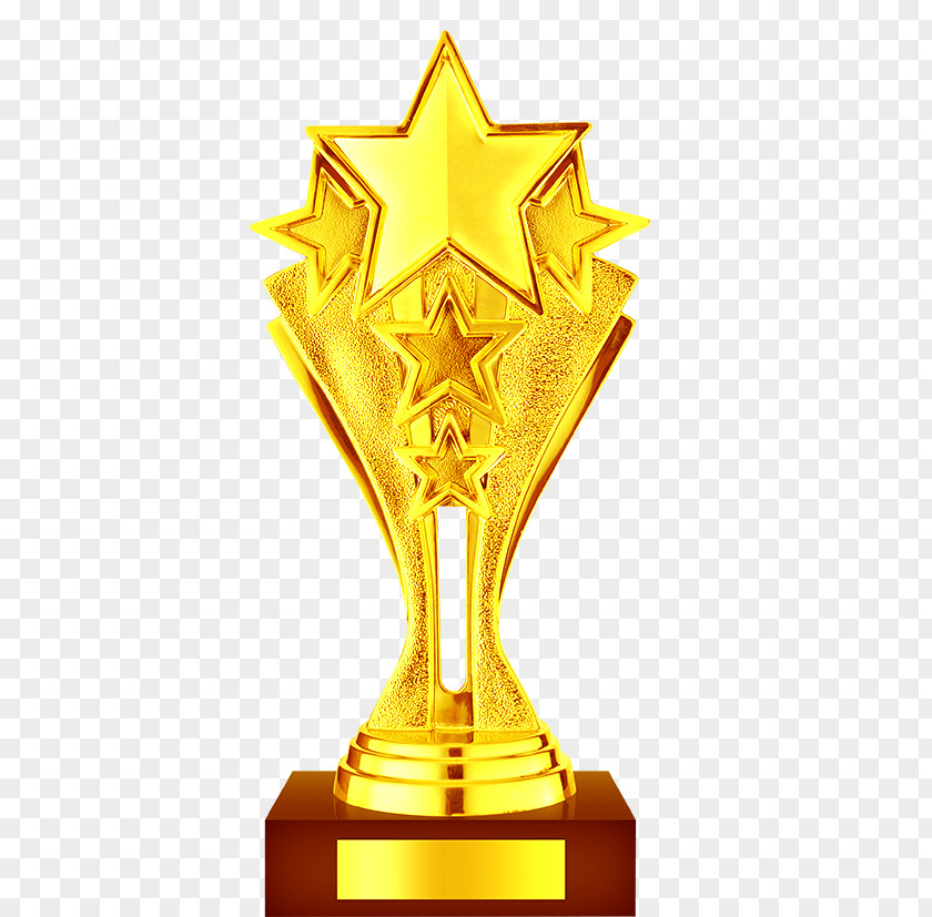 Gold Trophy Material Download PNG