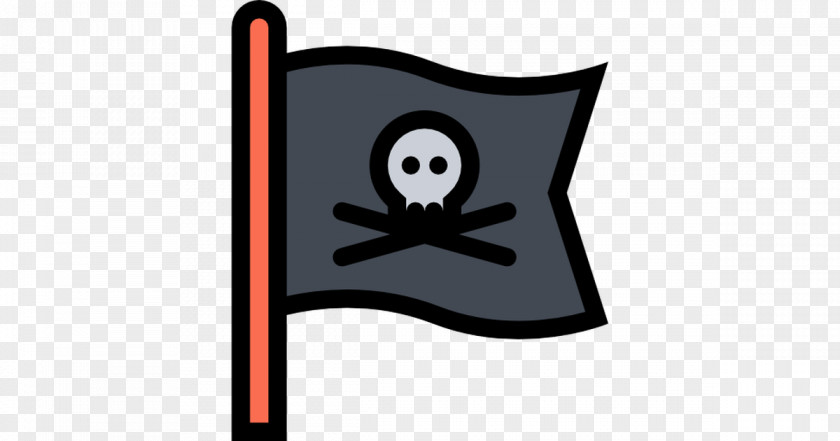 Jolly Roger White Line PNG