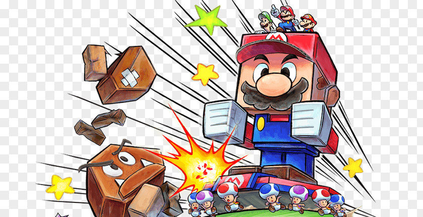 Mario Paper Jam & Luigi: Superstar Saga Bowser's Inside Story Bros. PNG