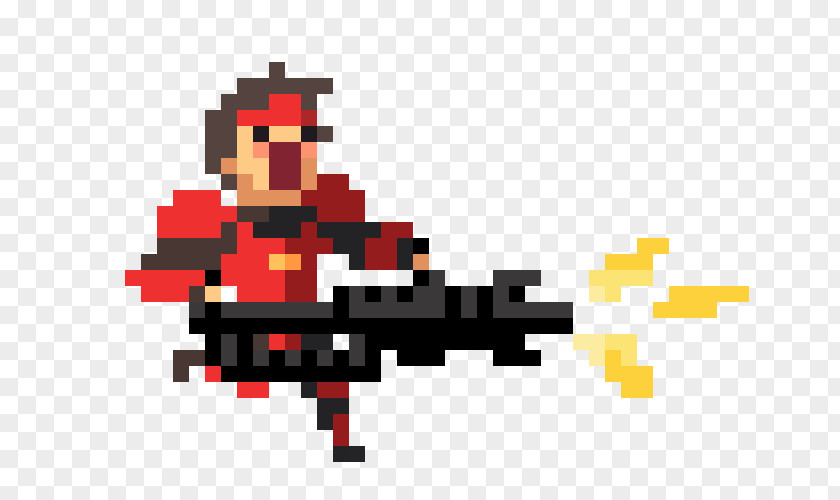 Pixel Soldier Super Time Force Warriors Art PNG