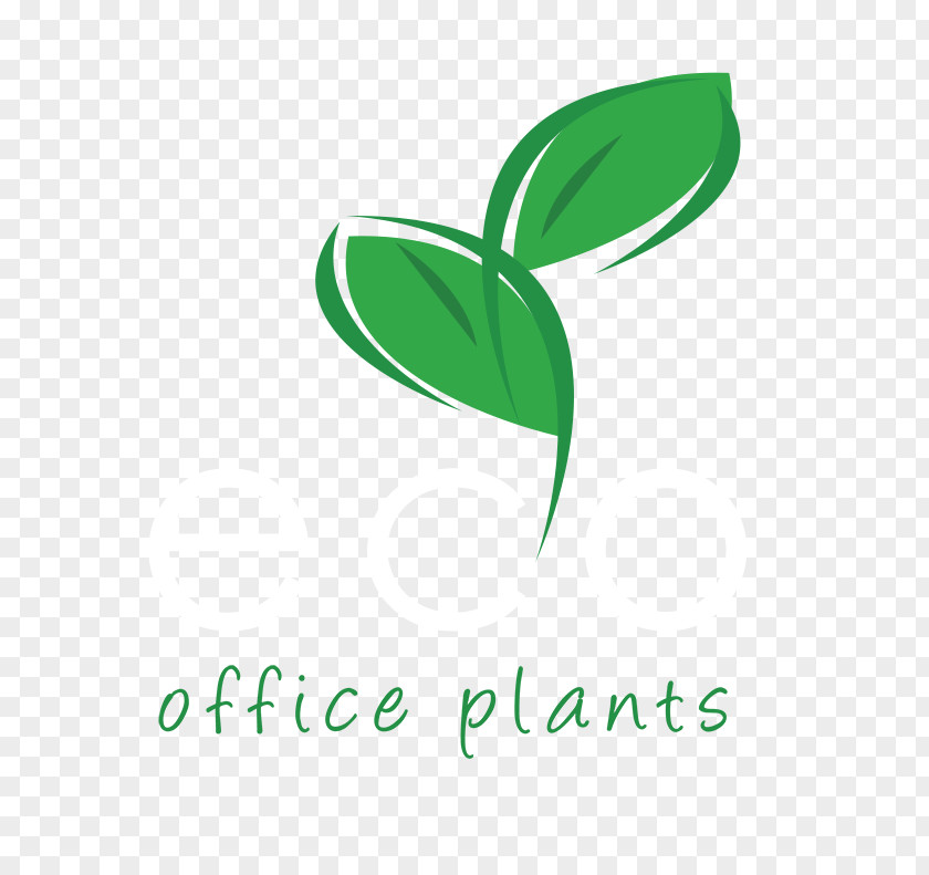 Plant Logo Eco Office Plants Ltd Environmentally Friendly Brand PNG