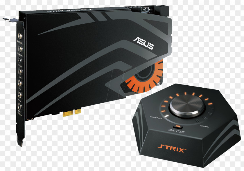 Sound Card Cards & Audio Adapters 7.1 Surround PCI Express ASUS STRIX RAID DLX Hardware/Electronic PNG