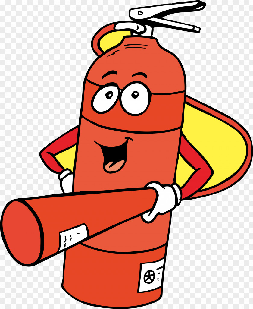 Fire Extinguisher Vector Element Drill Safety Firefighter Clip Art PNG