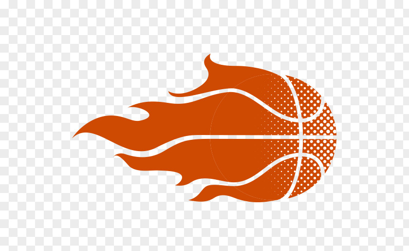 Flame Basketball Logo Sport PNG