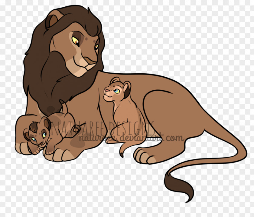 Lion Family Panther Simba Cat Timon PNG