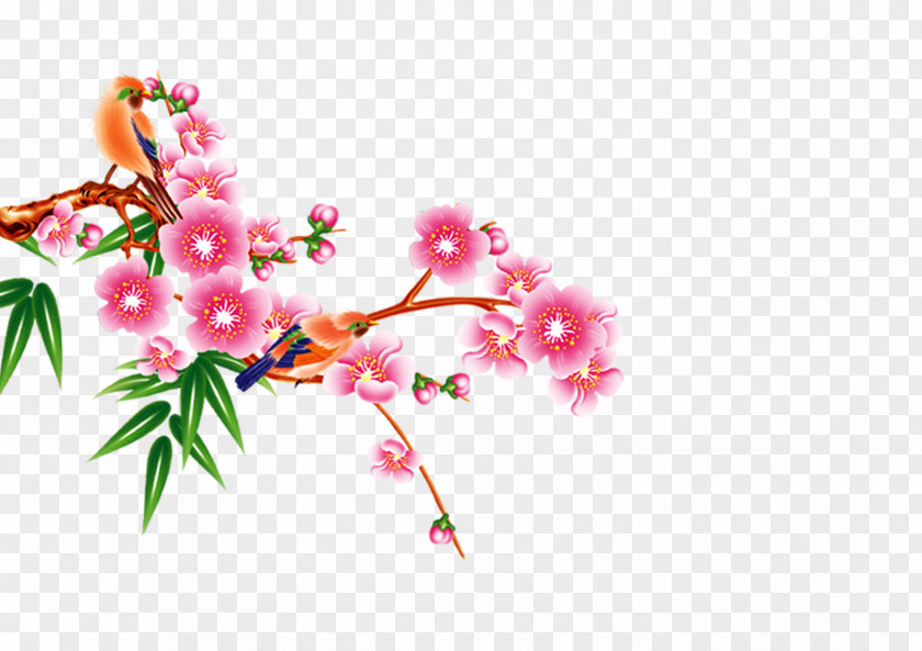 Plum Flower Lunar New Year Computer File PNG