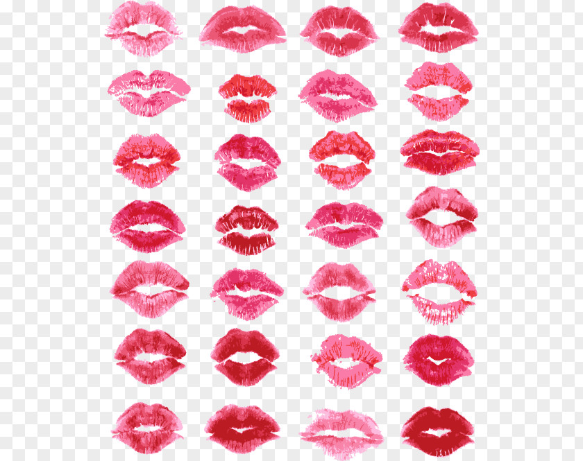A Variety Of Lipstick Vector Kiss Photography Royalty-free PNG