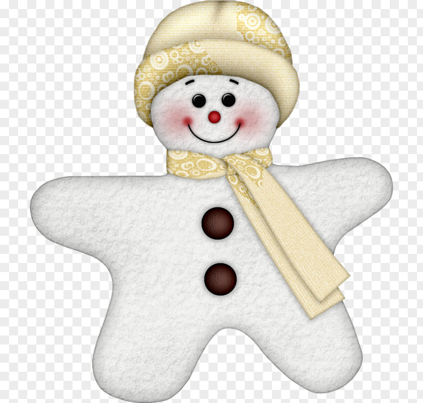 Flat Snowman Ornaments Christmas Clip Art PNG