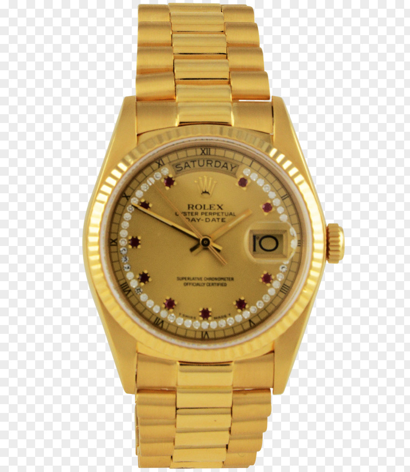 Gold Watch Strap PNG