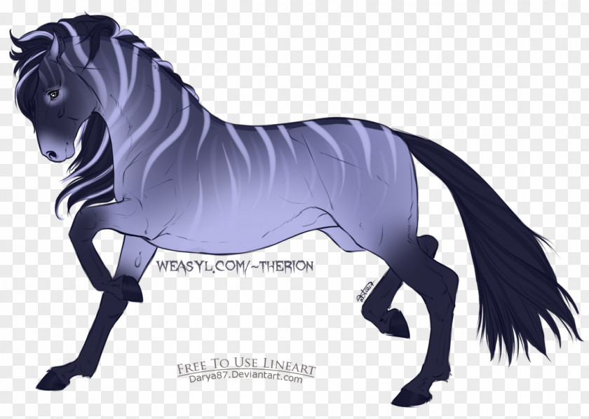Headless Horseman Mustang Pony Stallion Mare Pack Animal PNG