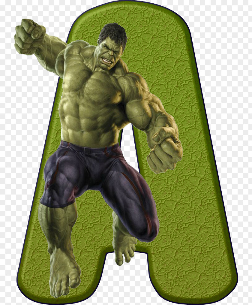 Hulk 3d Superhero Thor Captain America Alphabet PNG