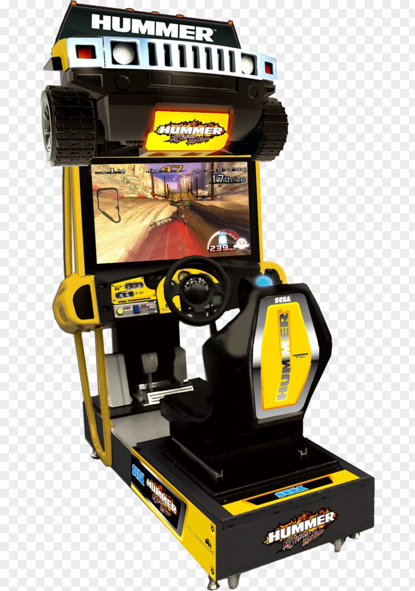 Hummer Sega Rally Championship Out Run Daytona USA Arcade Game PNG