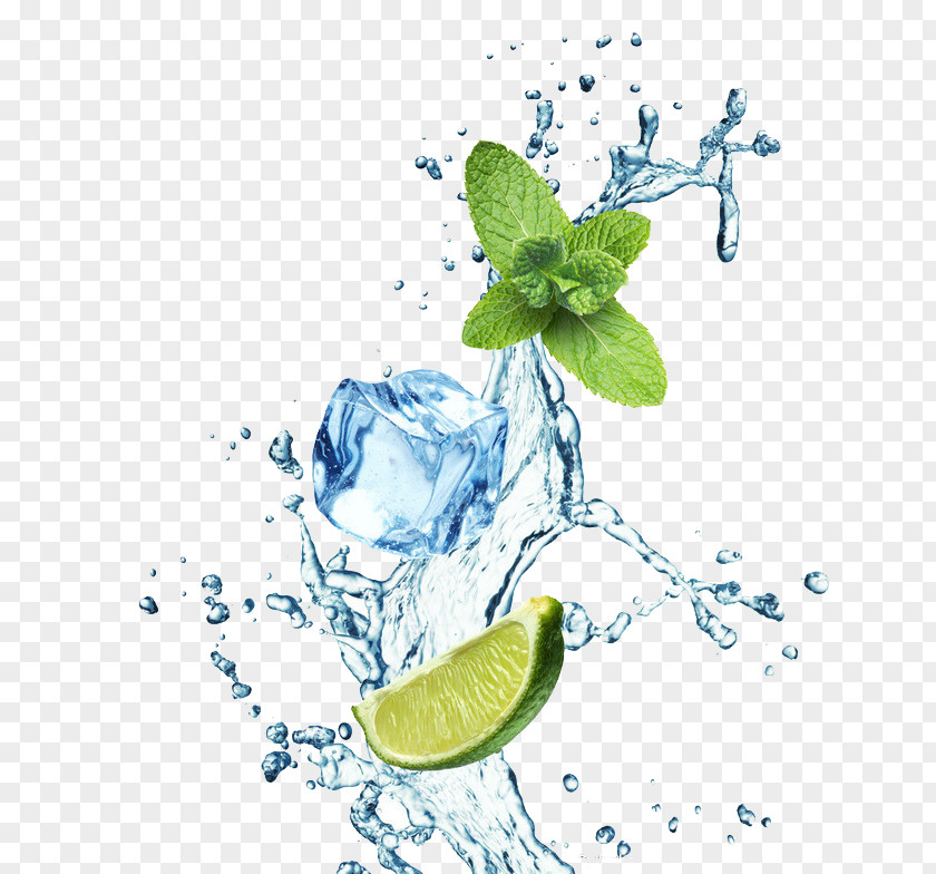 Lemon Water Cocktail Mojito Stock Photography Lime Ice Cube PNG