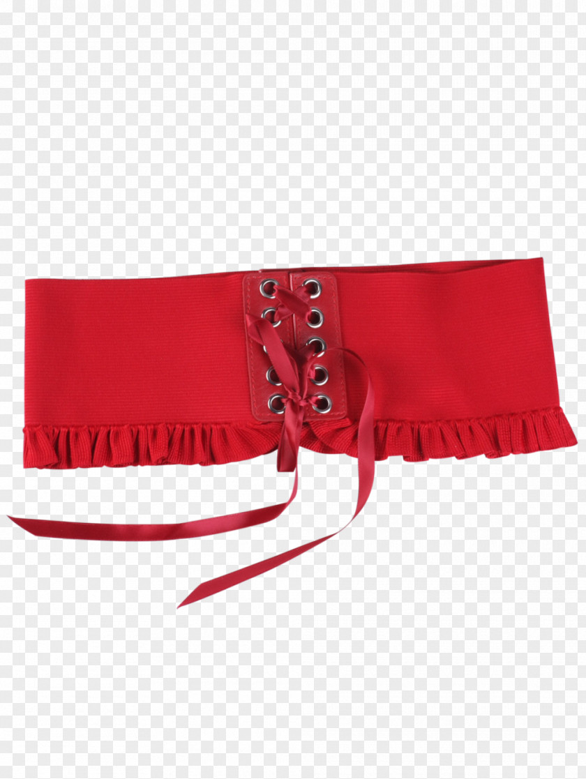 Red Lace Clothing Accessories Belt Briefs Fashion PNG