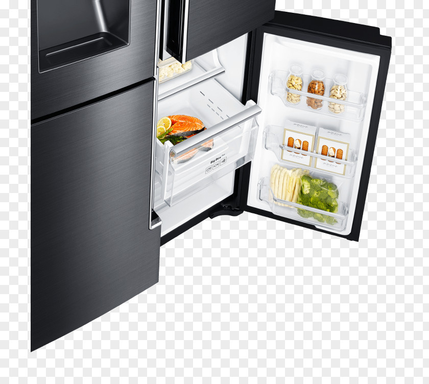 Refrigerator Samsung Kitchen Stainless Steel Freezers PNG