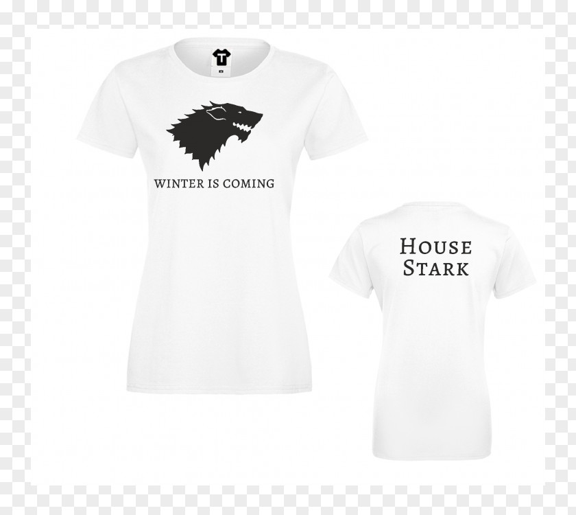 T-shirt Game Of Thrones Tote Bag Winter Is Coming Product Design Logo Collar PNG