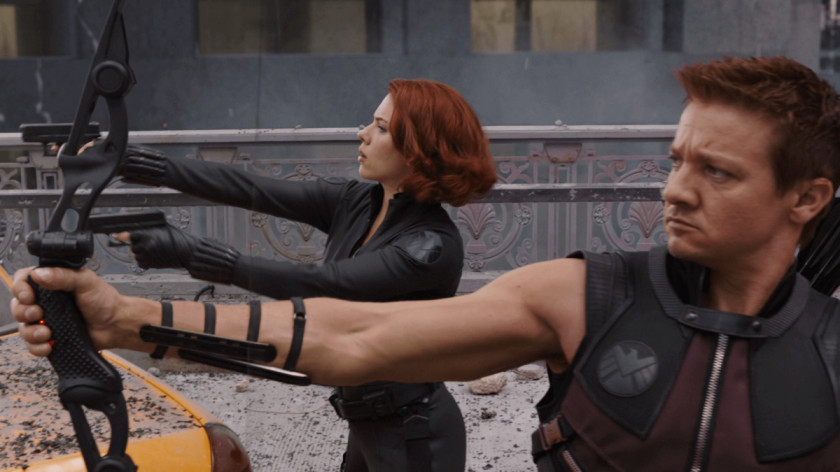 Hawkeye Jeremy Renner Clint Barton Black Widow Thor Iron Man PNG
