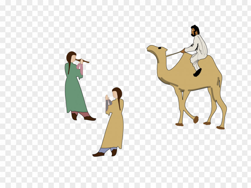 Bazaar Poster Dromedary Mammal Illustration Giraffe Horse PNG