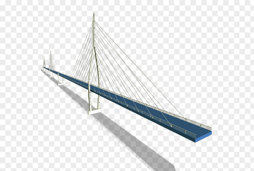 Extending To The Distant Guyed Bridge Mast Google Images Icon PNG