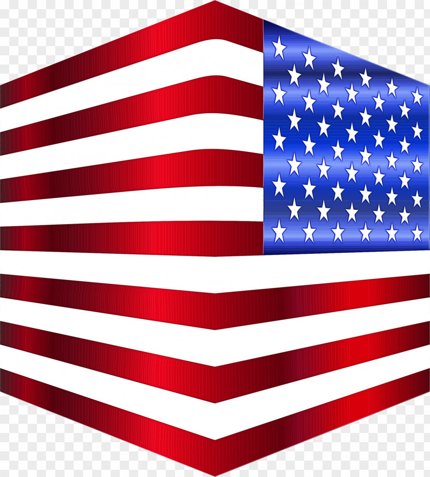 Flag Of The United States Line Font PNG