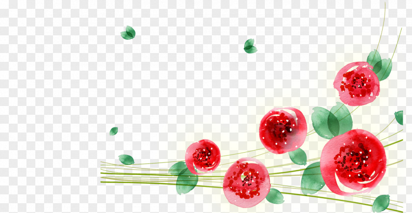 Flowers,Pattern,Shading,Flower Vine Watercolor Painting Graphic Design Computer File PNG