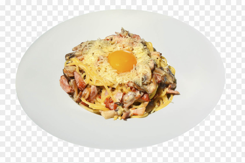 Pizza Pasta Carbonara Dish Spaghetti Pici PNG