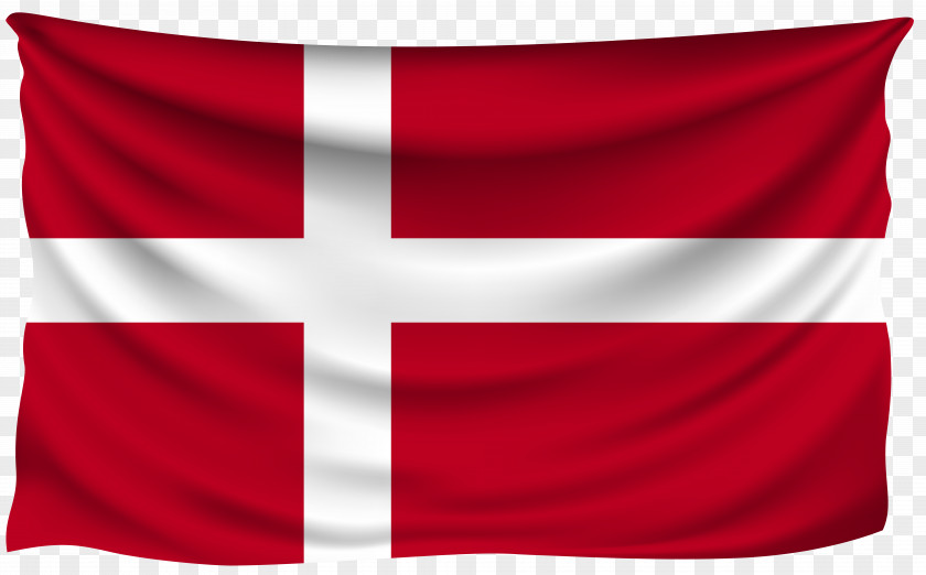 Shriveled National Flag Of Denmark PNG