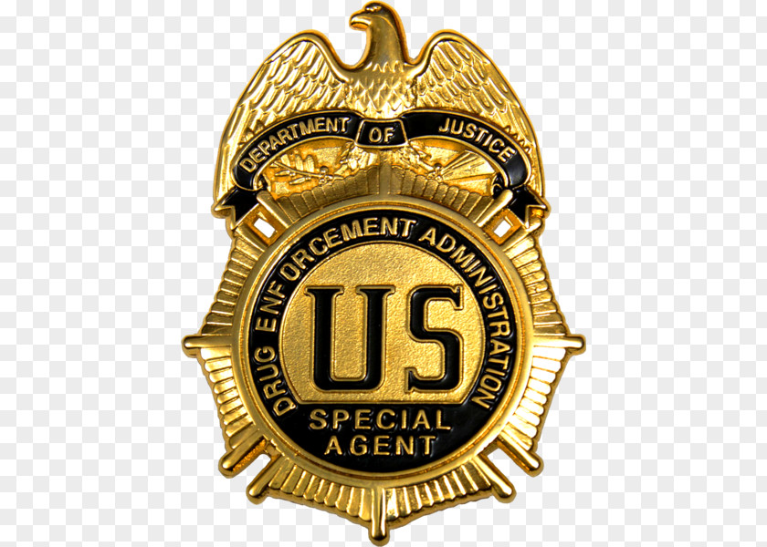 Special Police US Drug Enforcement Administration Badge Agent United States Department Of Justice PNG