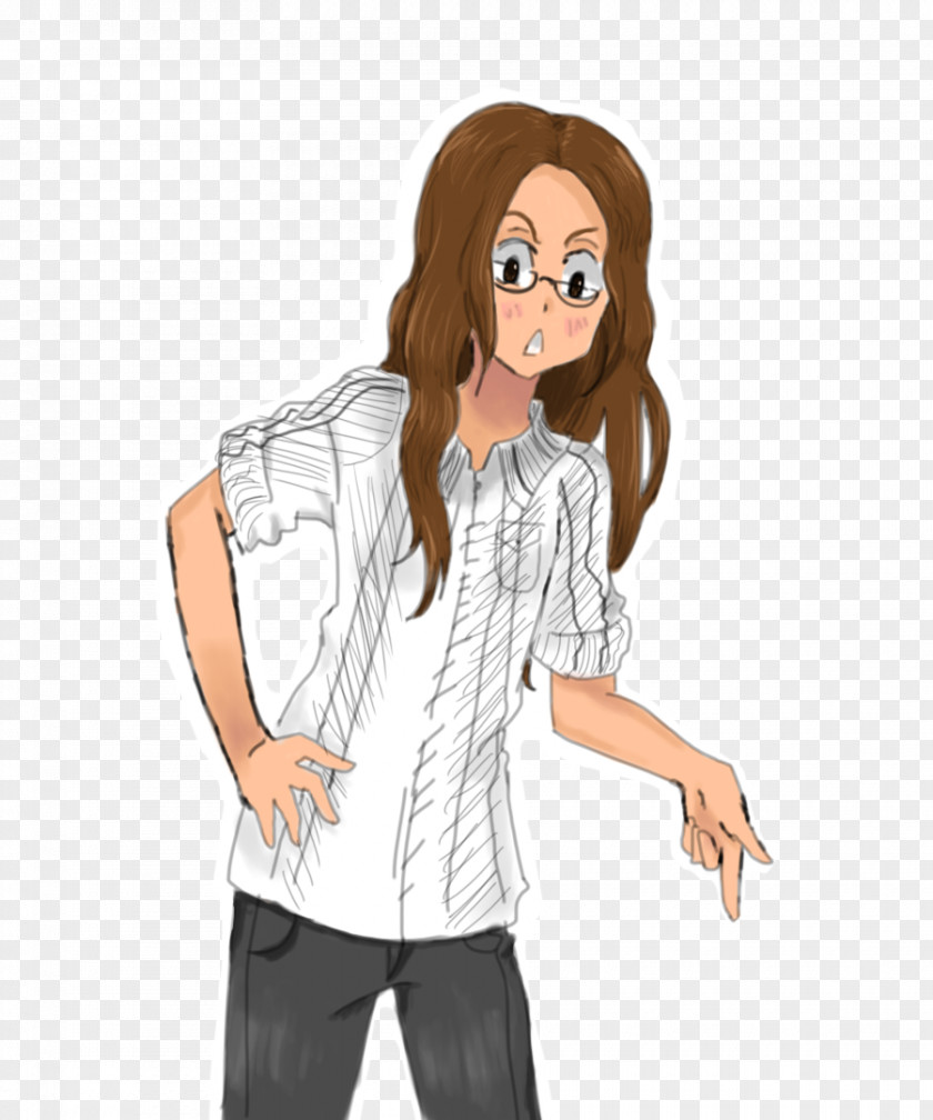 T-shirt Sleeve Thumb Blouse PNG