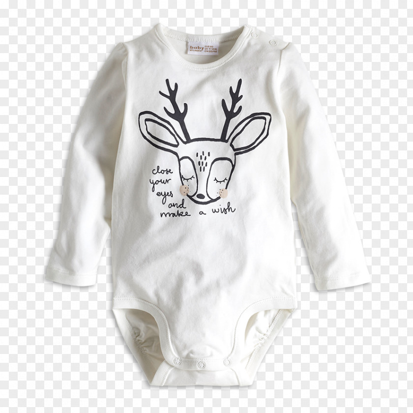 Beauty Compassionate Printing Long-sleeved T-shirt Reindeer Bluza PNG