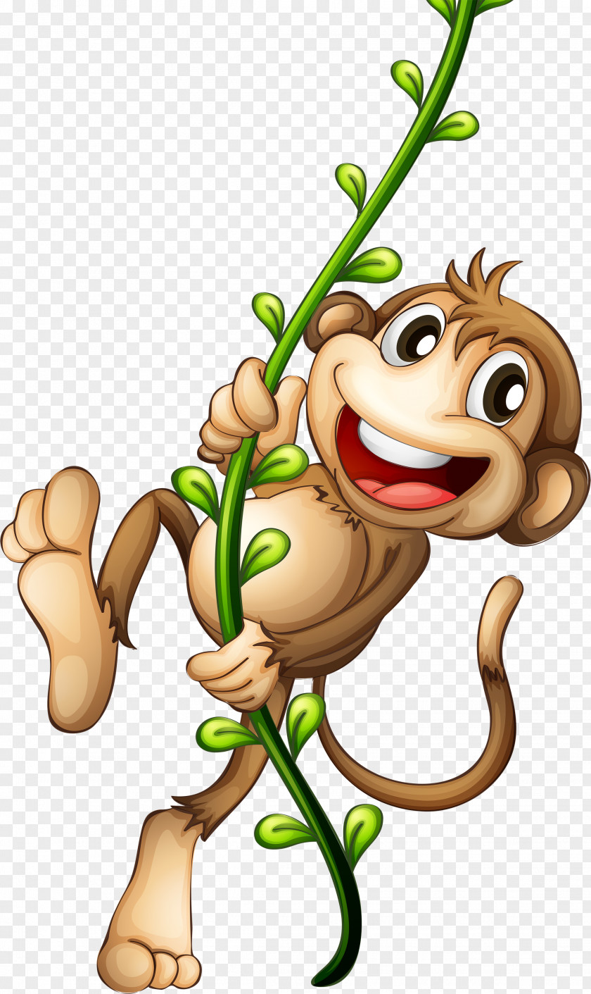 Cartoon Monkey Clip Art PNG