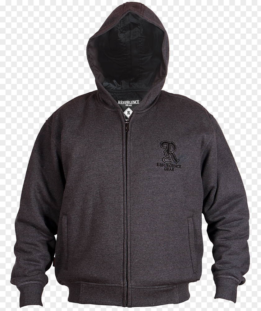 Charcoal Hoodie Sweater Jacket Clothing Zipper PNG