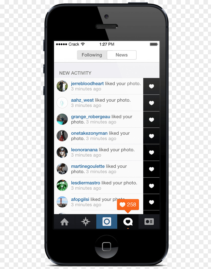 Instagram Like Screenshot Image Facebook Information PNG