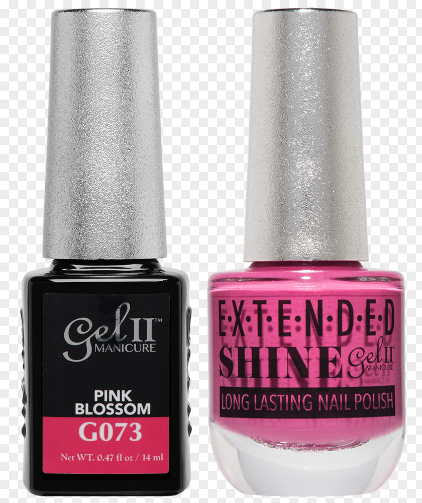 Pink Blossom Gel Nails Nail Polish Art Manicure PNG
