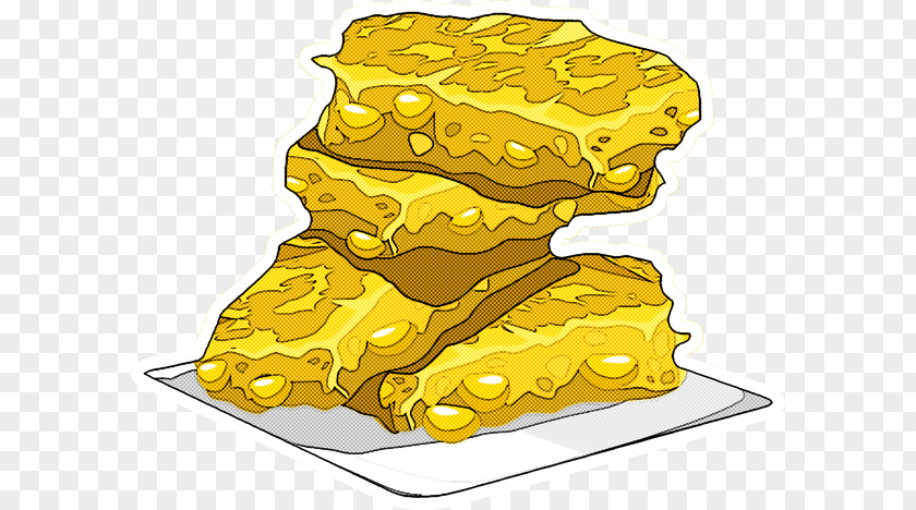 Yellow Junk Food Fast Baked Goods PNG