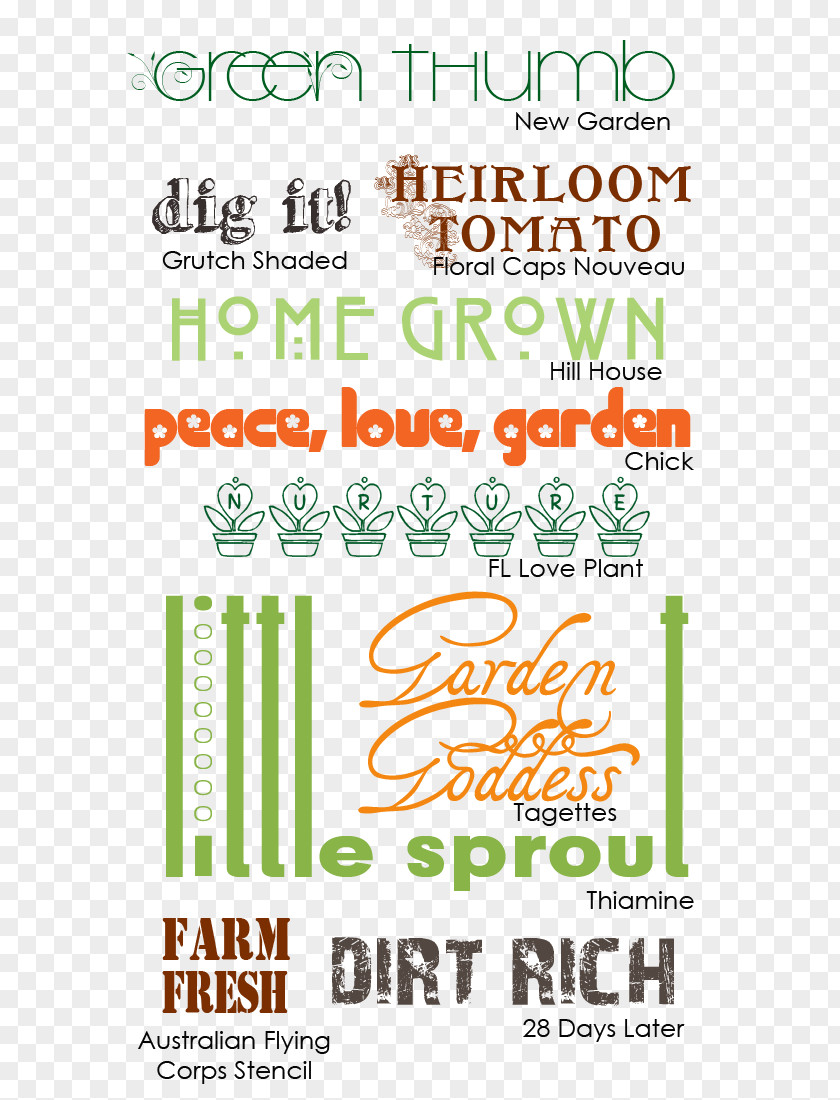 Countdown 5 Days Font Creative Plans Community Gardening Kitchen Garden Scrapbooking PNG