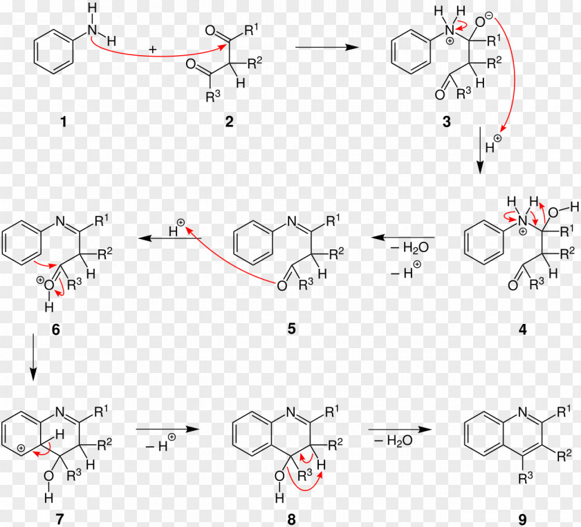 Creative Chin Combes Quinoline Synthesis Doebner–Miller Reaction Doebner Mechanism Organic PNG