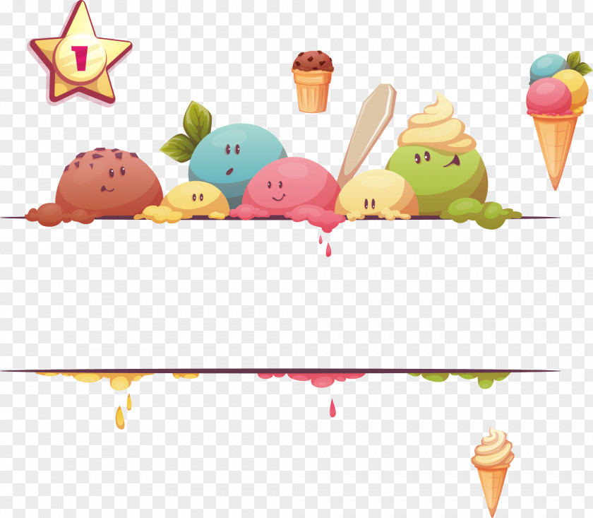 Ice Cream Poster Social Snow Cone Web Banner PNG