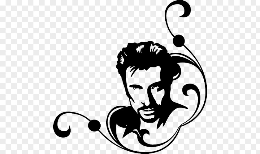Johnny Hallyday Vector Sticker Adhesive Clip Art Vinyl Group Silhouette PNG