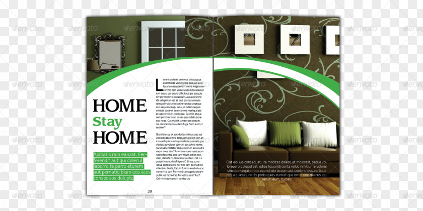 Magazine Layout Interior Design Services Graphic Wall Painting PNG