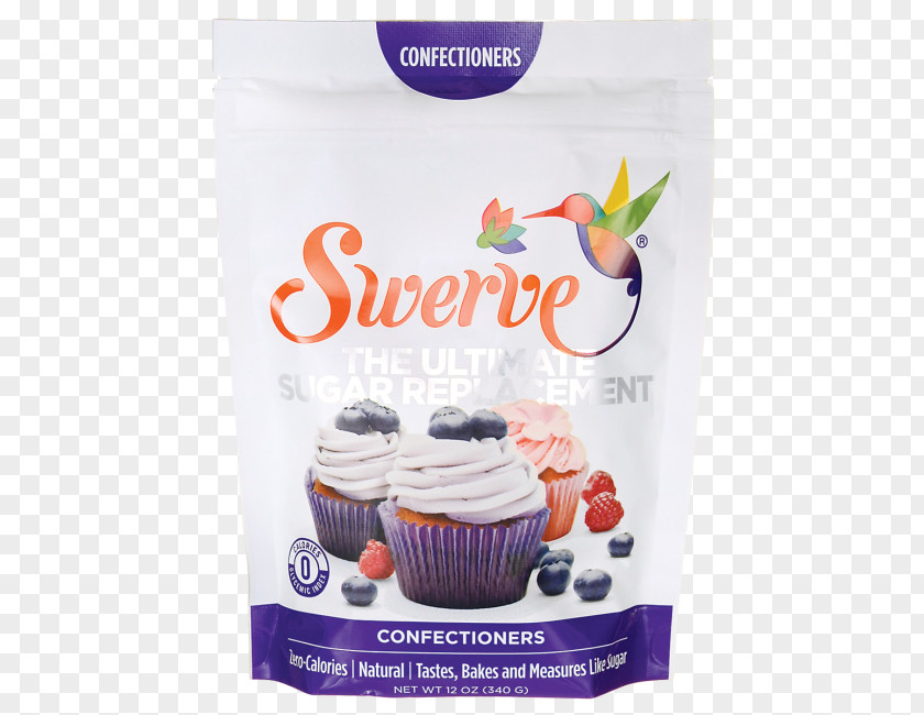 Powdered Sugar Frosting & Icing Cream Swerve Substitute PNG