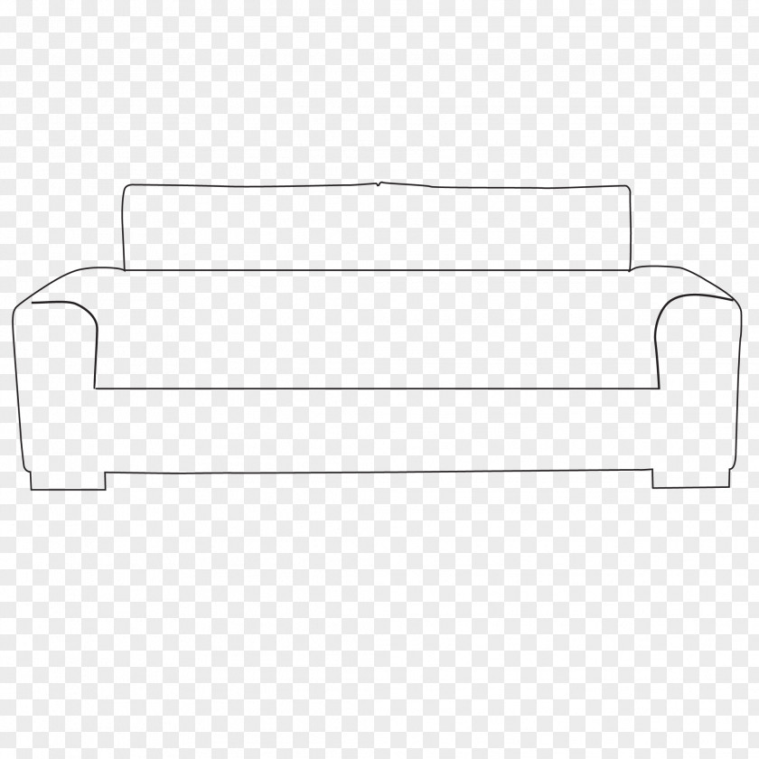 Vector Hand-painted Sofa White Material Pattern PNG