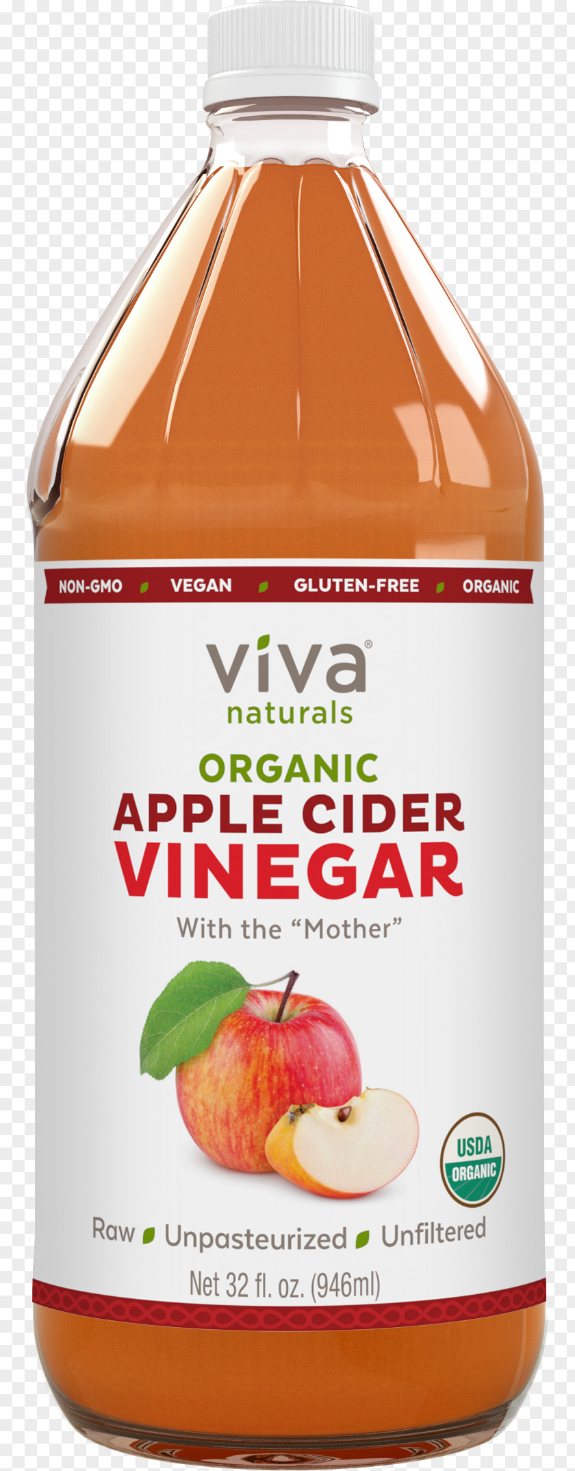 Apple Cider Vinegar Organic Food PNG