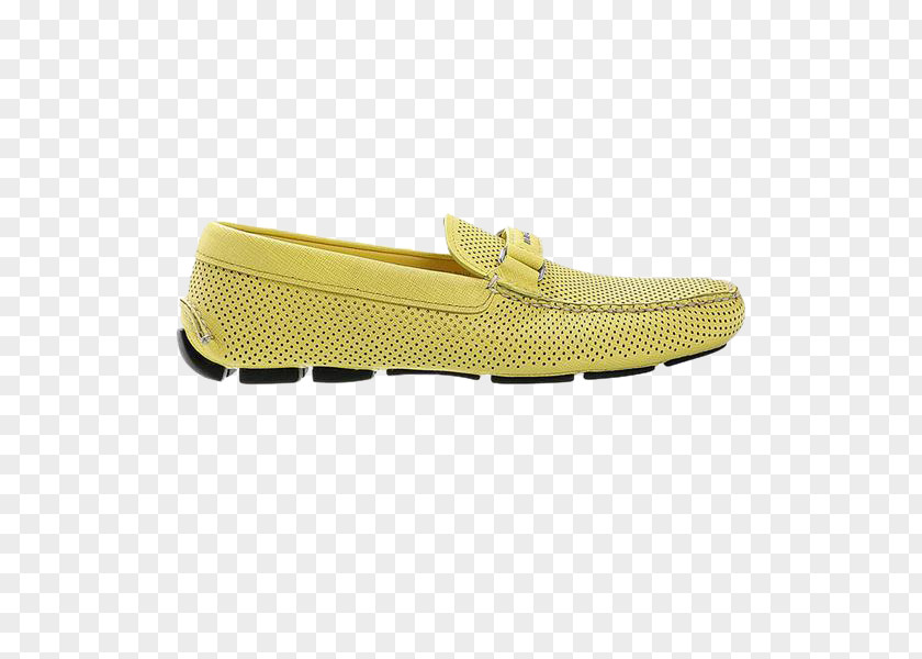 Carrefour Prada Mens Casual Shoes Yellow Shoe Designer PNG