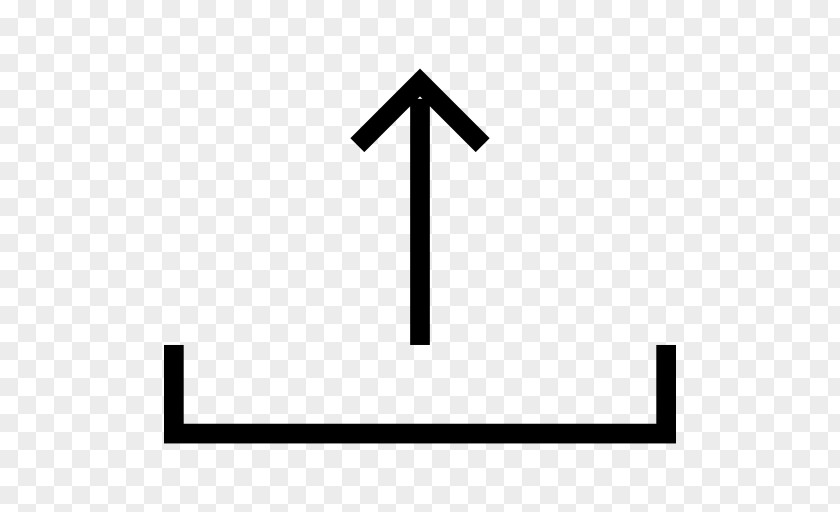 Irregular Line Arrow Symbol PNG