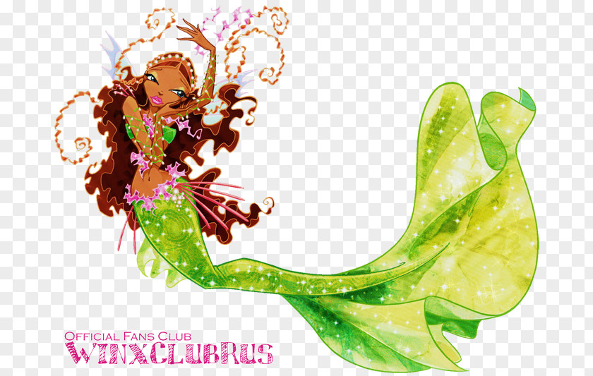 Mermaid Aisha Flora Bloom Musa Roxy PNG